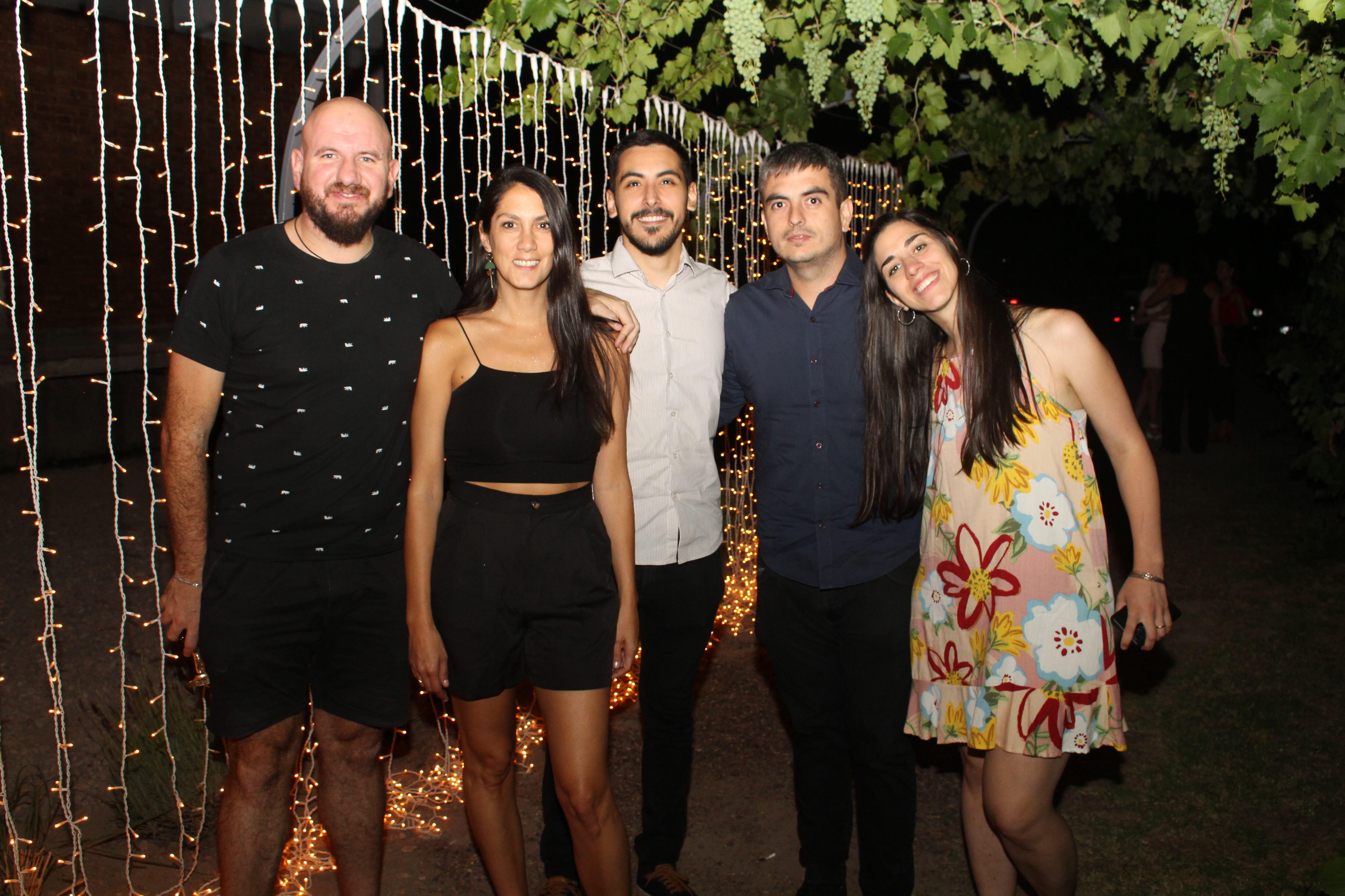 Ignacio de la Rosa, Emilce Campigotto, Nicolás Nicolli, Rodrigo Cuello y Bárbara del Pópolo.