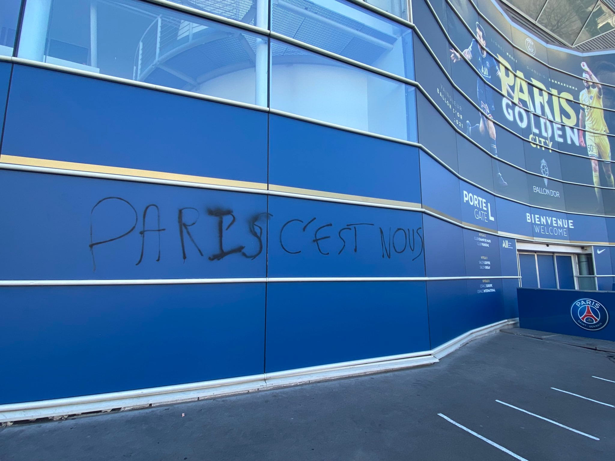 Pintadas en el PSG