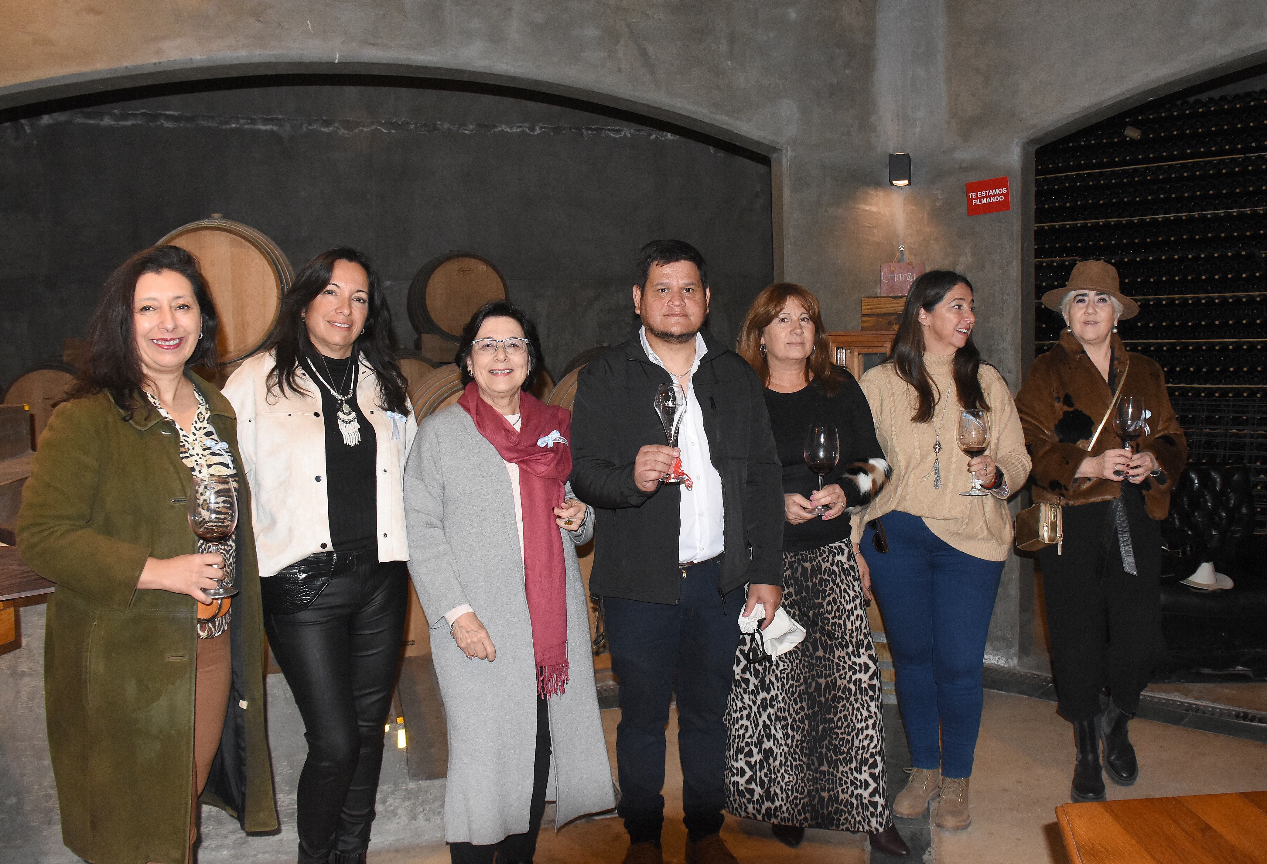 Carina Egea, Viviana Valverde, Cristina Pandolfi, Fabián Cerdá Pinavaria, Nancy López, Carla Lladó y Fátima Villagra.