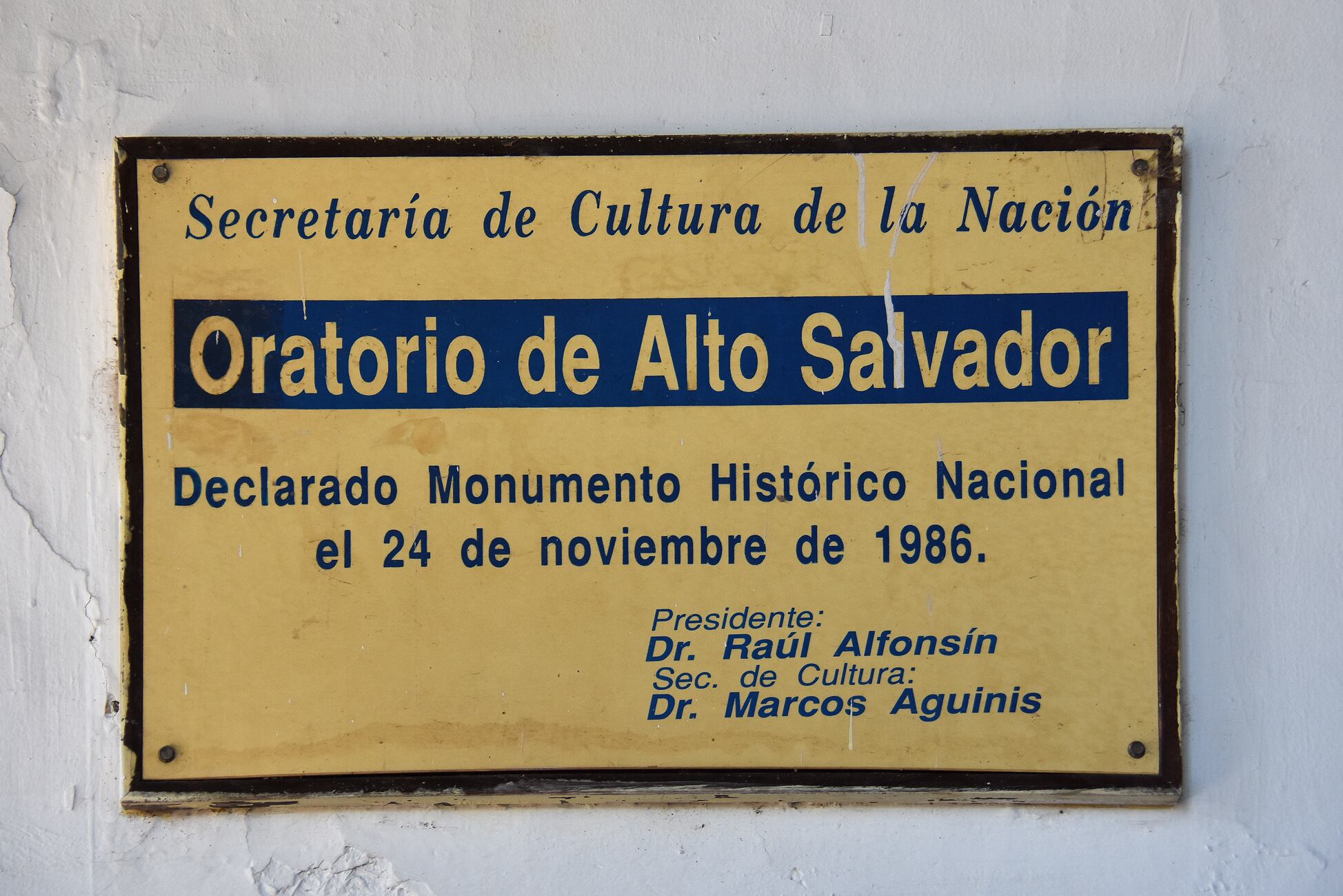 Tiene la particularidad que sobrevivió sin problemas al terremoto de 1861 - Gentileza