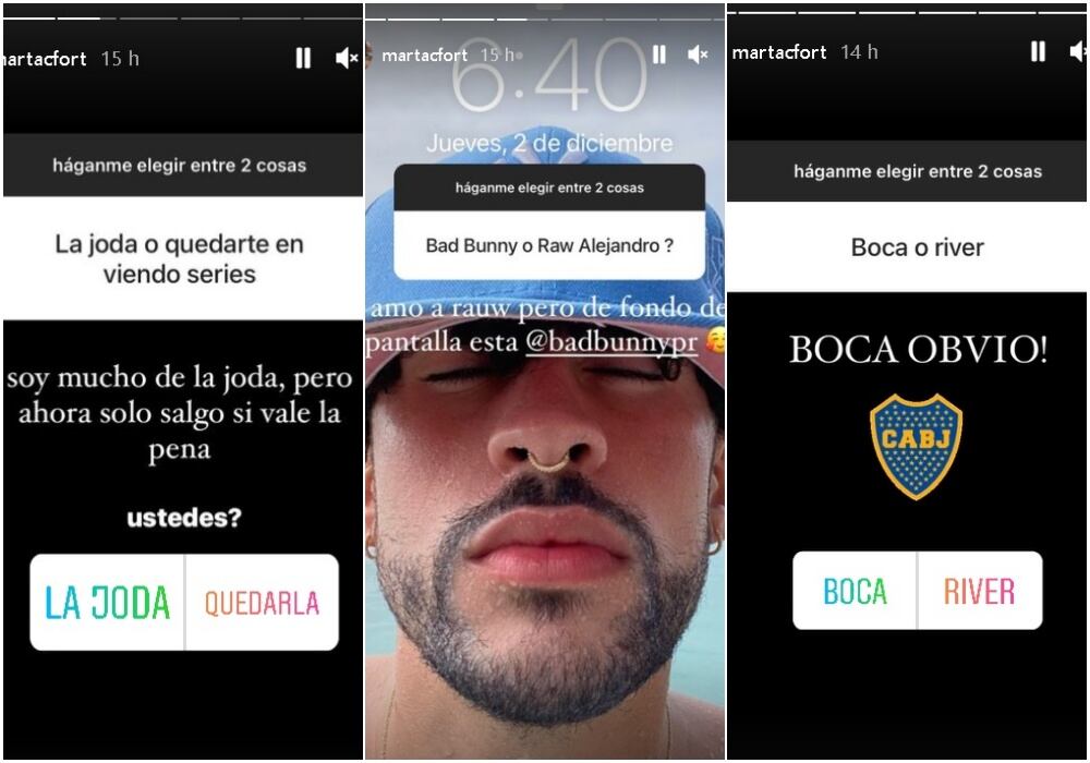 Marta Fort se declaró fan de Bad Bunny, Boca y "la joda".