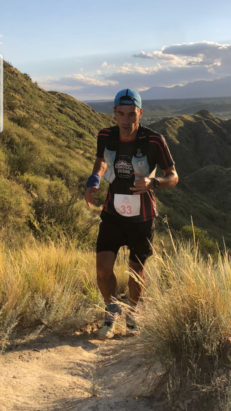 Martín Balliro será uno de los mendocinos que integran la Selección Argentina de Trail Running. - Gentileza