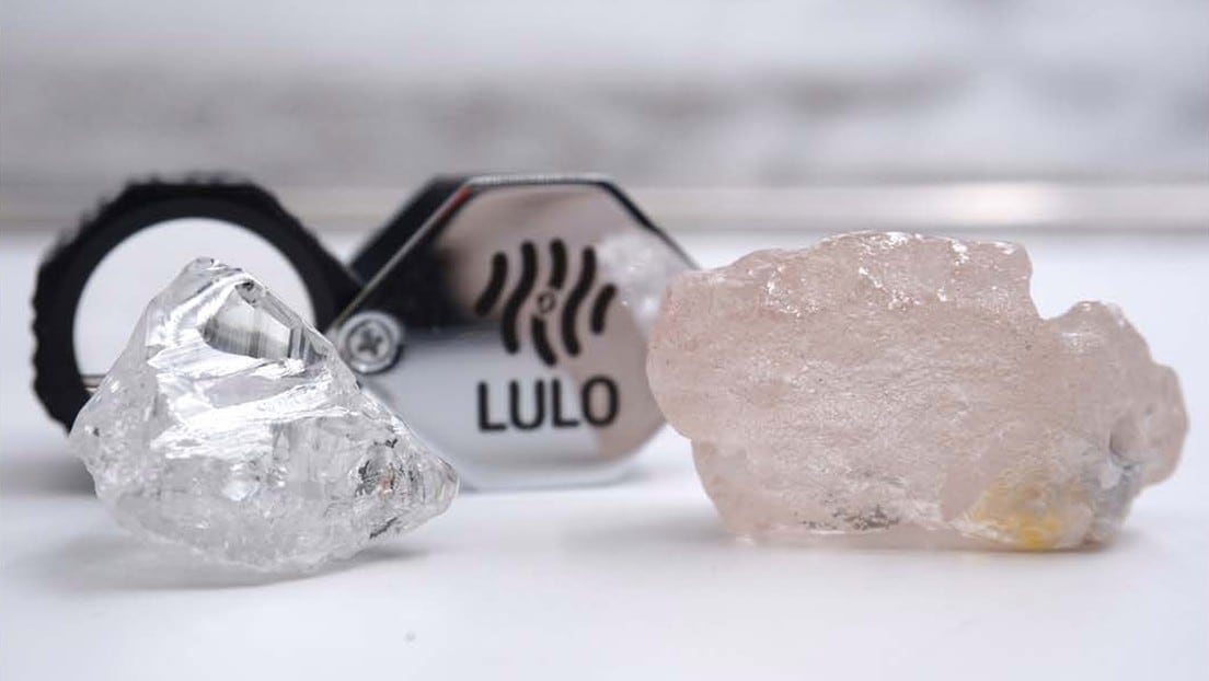 Diamante rosa encontrado en Angola. / Foto: Gentileza