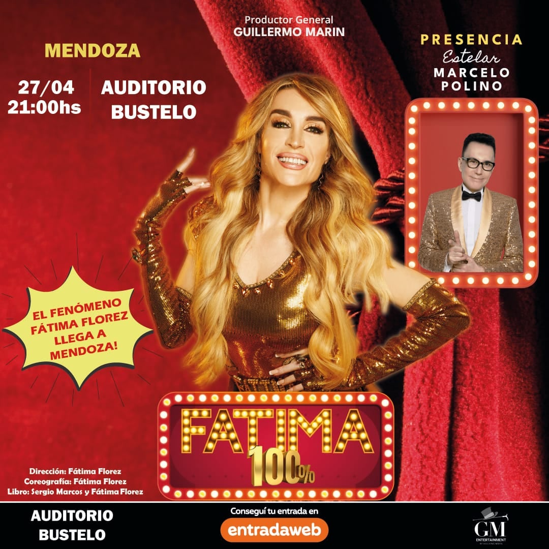 La reconocida artista llega con su último show "Fátima 100%.