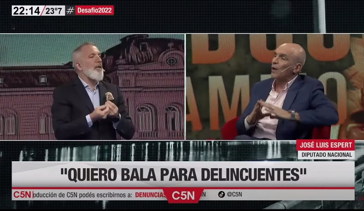 Pablo Duggan y José Luis Espert mantuvieron un tenso cruce en C5N