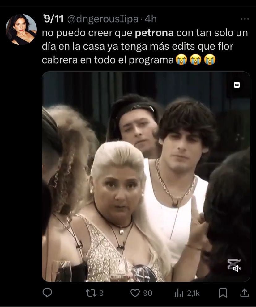 Los memes de Petrona, la participante de Gran Hermano.