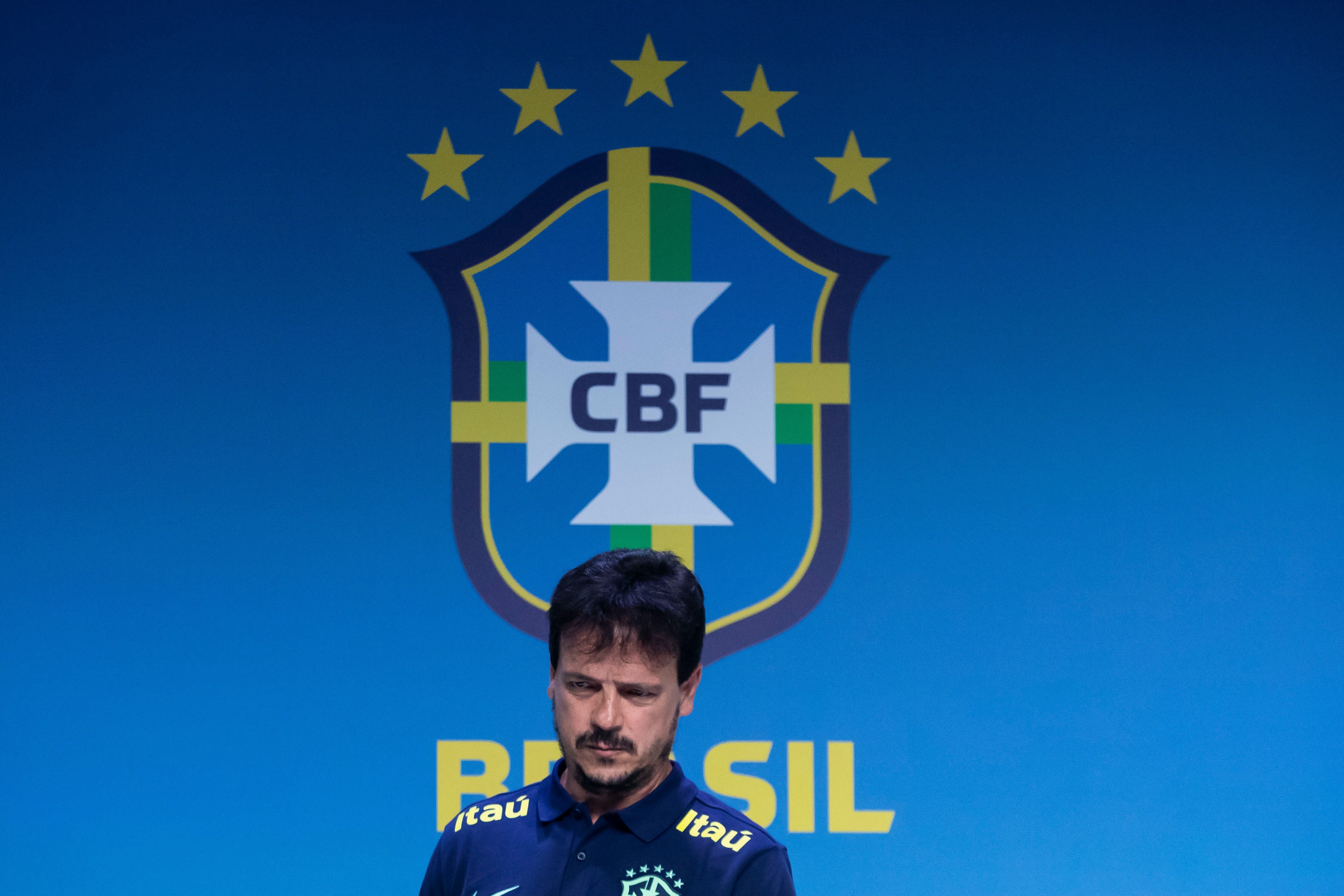 El técnico de Brasil, Fernando Diniz. 