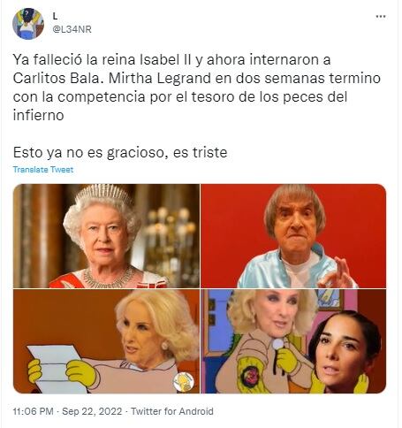 Tras la muerte de Carlitos Balá, Mirtha Legrand lidera la "carrera" por la personalidad más longeva