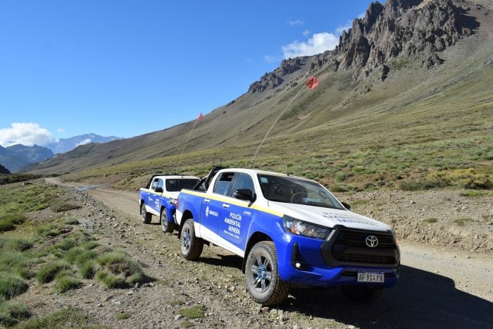 Policía Ambiental Minera. Minería en Mendoza. Prensa Gobierno.