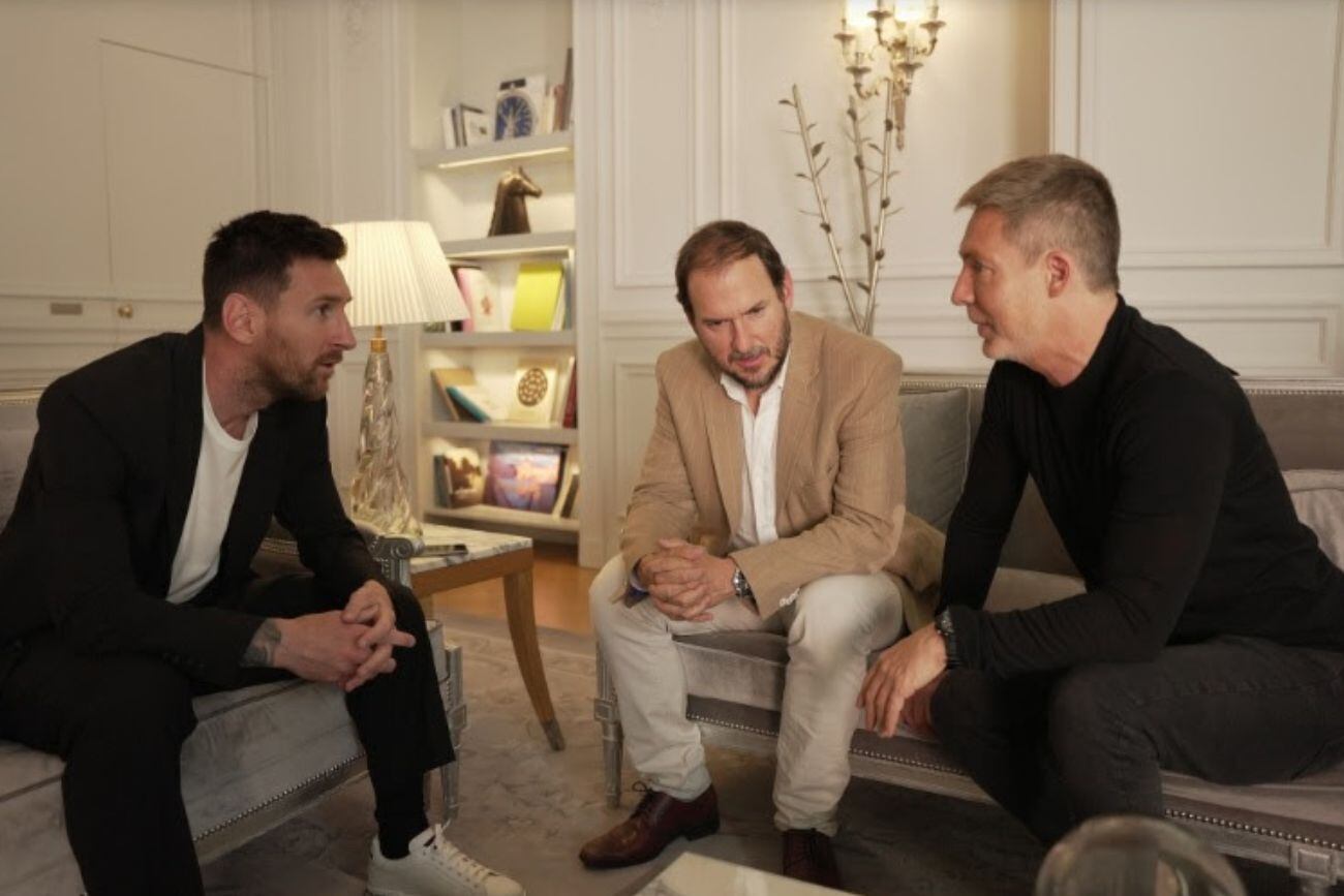 Lionel Messi participó en el primer capítulo de la segunda temporada de "Los Proyectores" (Foto: Prensa)