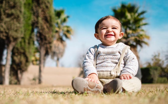 Vitto, el hijo de Belén Francese cumplió 11 meses