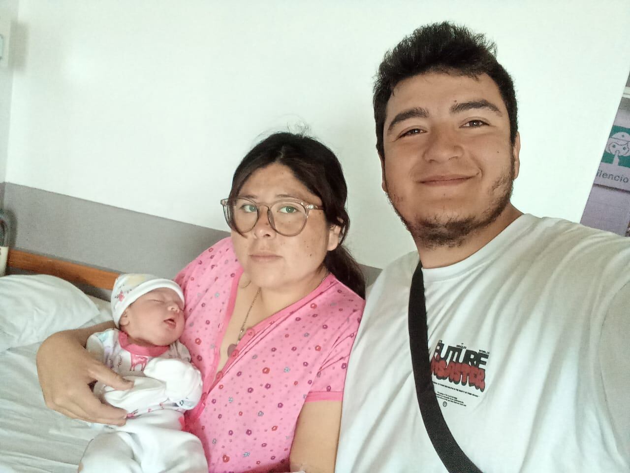 Olivia, la primera bebé del 2025: nació en Tunuyán en perfecto estado de salud. Gentileza