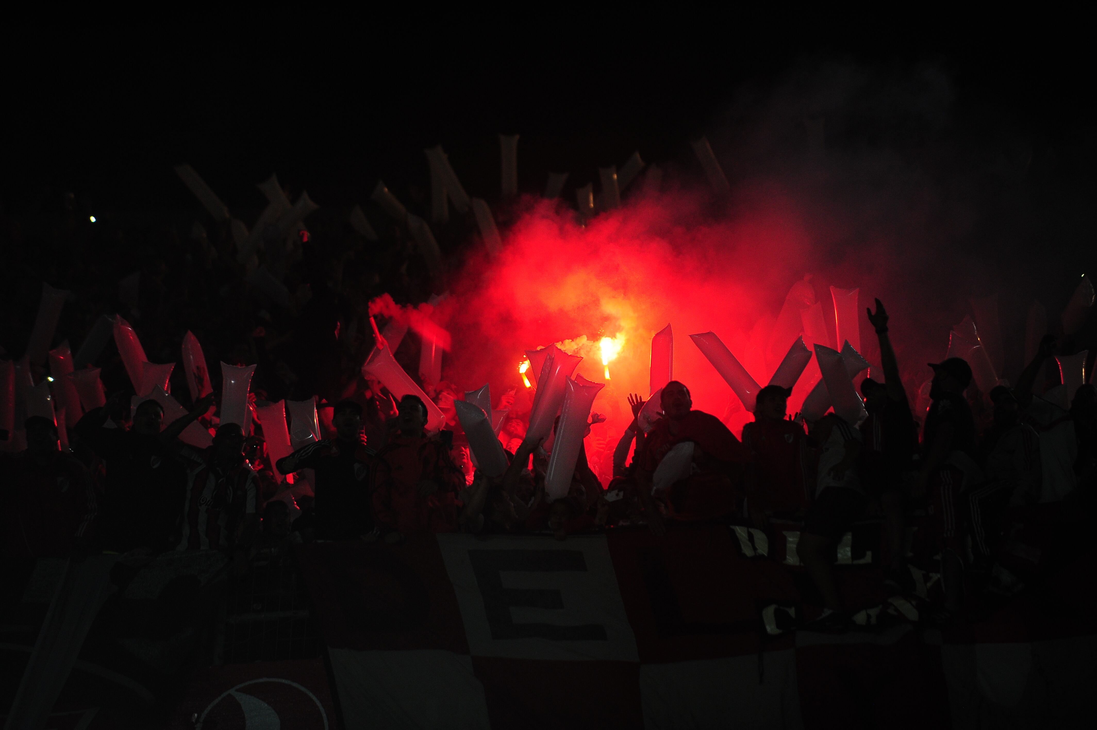 La fiesta en el Monumental. Foto Clarín.