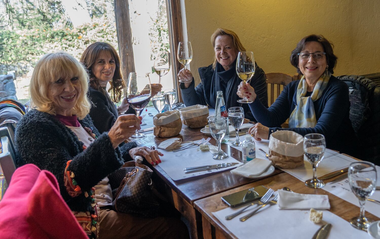 Lila Levinson, Laura Barta, Cecilia Buj y Cristina Pandolfi.