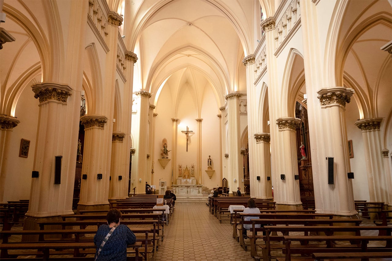 El templo del centro de Godoy Cruz.