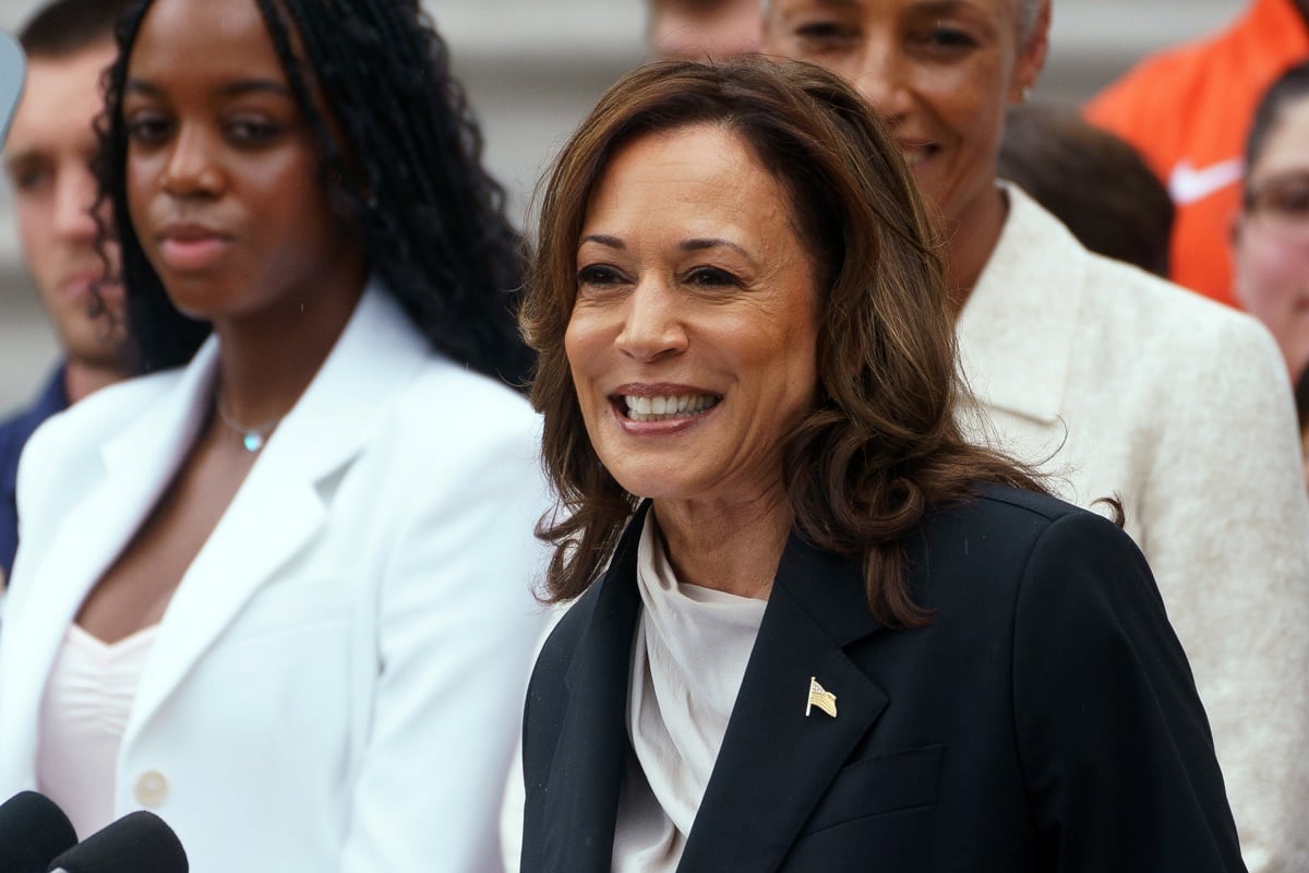 La vicepresidenta Kamala Harris es la favorita para ser candidata presidencial del Partido Demócrata (EFE)