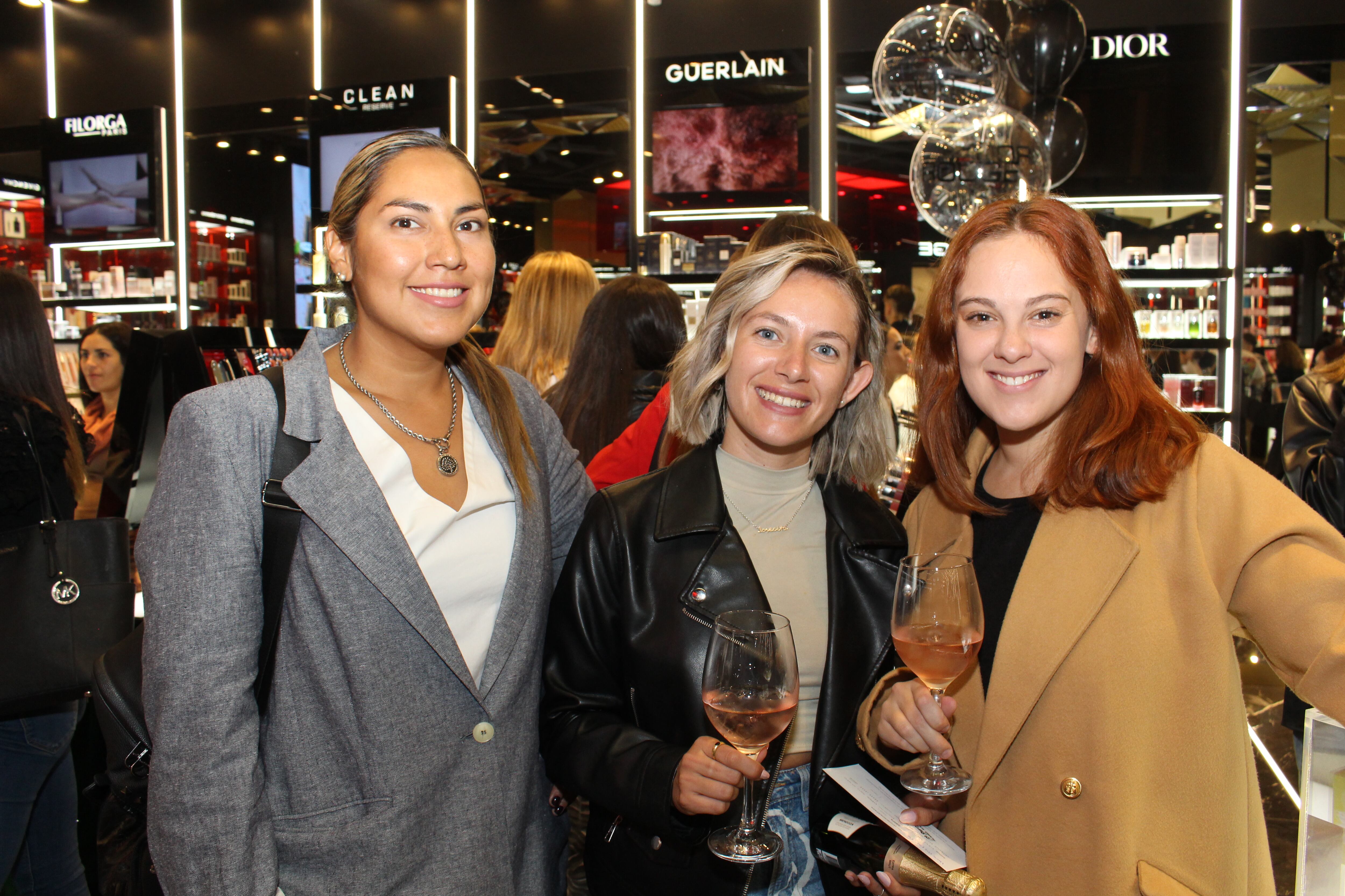 Geraldine Toledo, María José Alarcón y Pilar Centirion