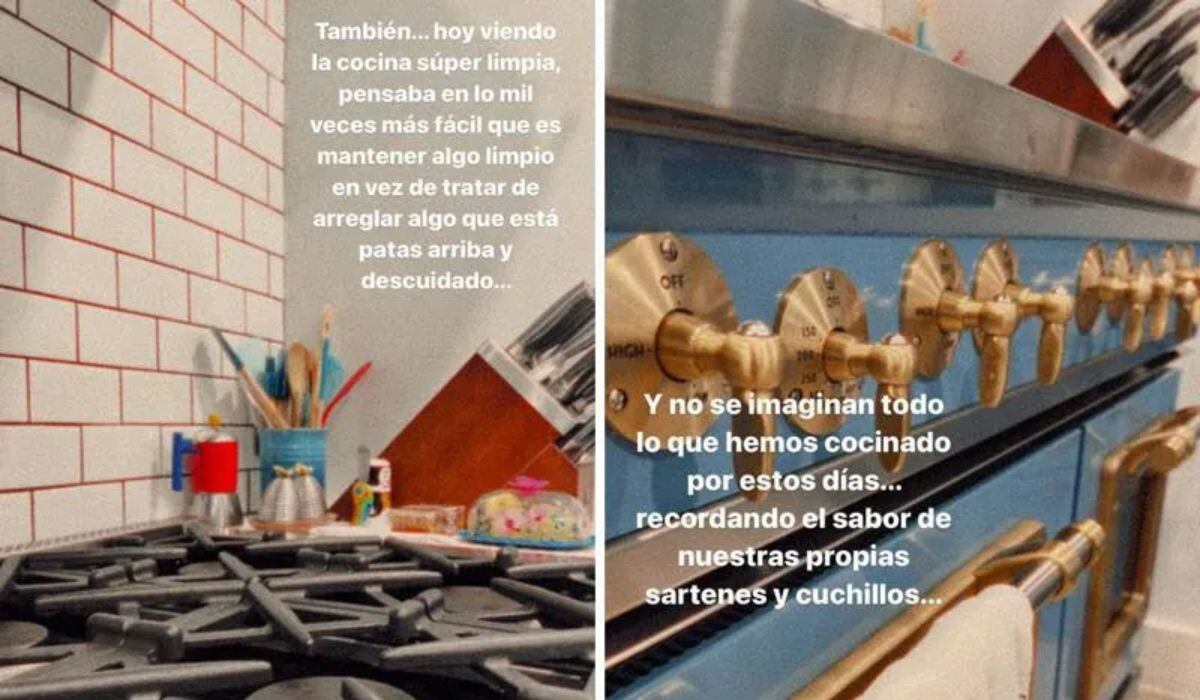 Así es la cocina de Camilo y Evaluna.