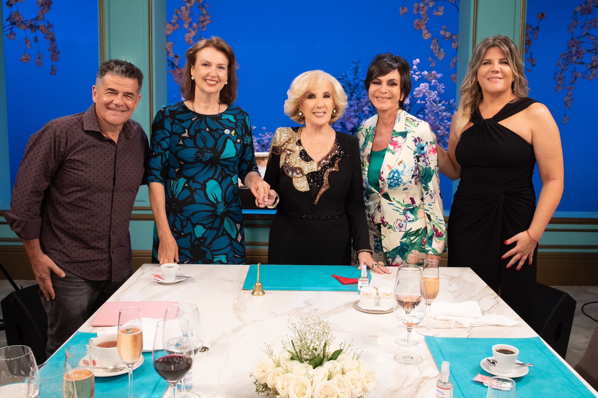 Los invitados de la mesaza de Mirtha Legrand. Foto: "La Noche de Mirtha".