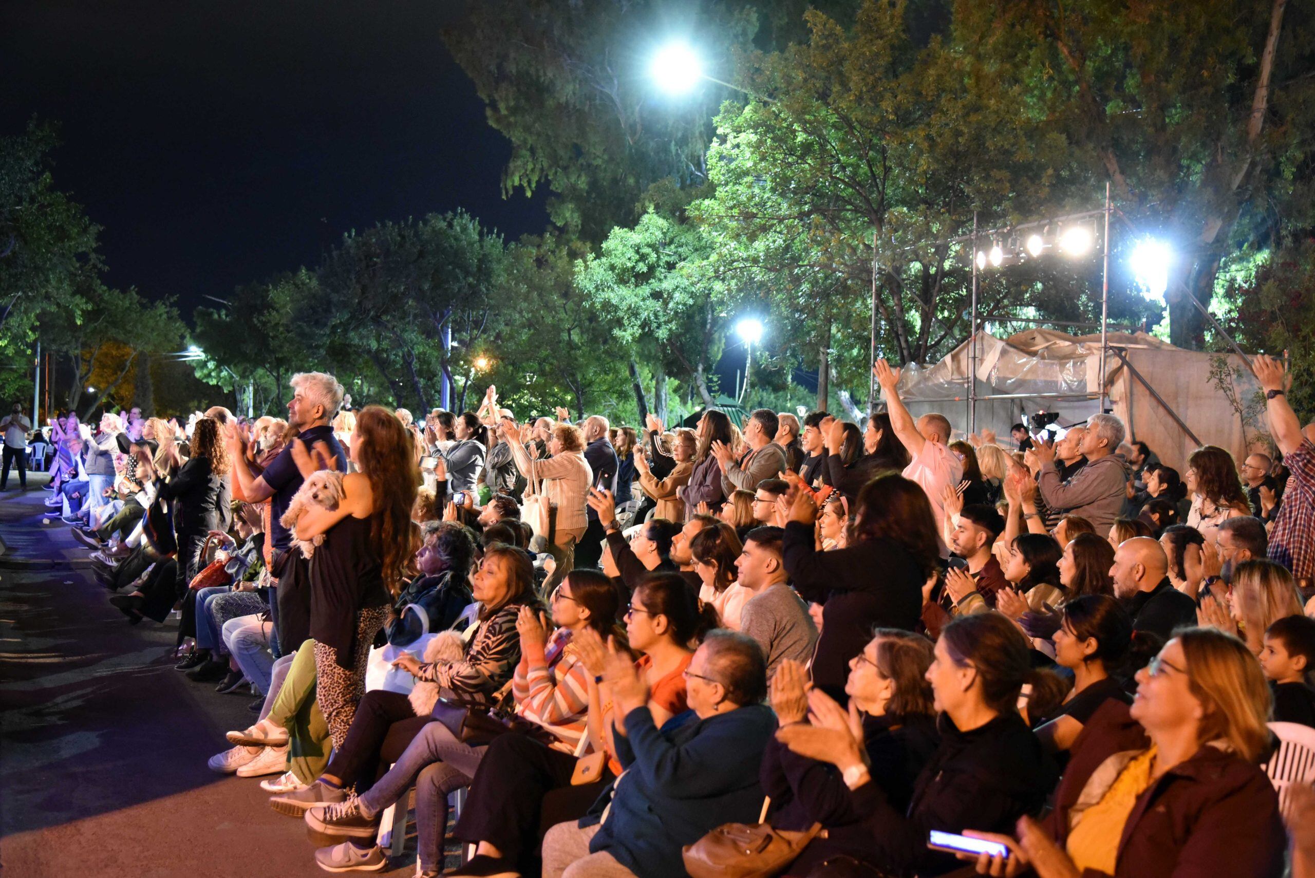 La Orquesta Sinfónica UNCuyo y la Orquesta Filarmónica de Mendoza en un nuevo Paseo Sinfónico. Foto: Prensa de Guaymallén