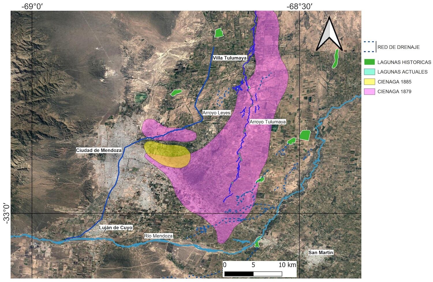 Humedales del Sistema Tulumaya: un proyecto de investigación intenta rescatar desde la Geología y la reconstrucción paleoambiental este ecosistema tan degradado.