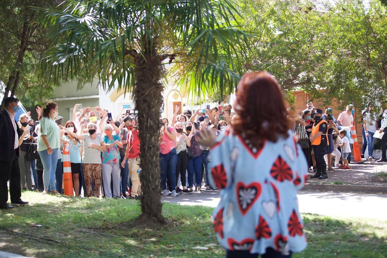 Cristina Kirchner. “Nuestro espacio político fue el único que no endeudó a la Argentina y pagó las deudas de todos los otros gobiernos”. Foto: Gentileza.