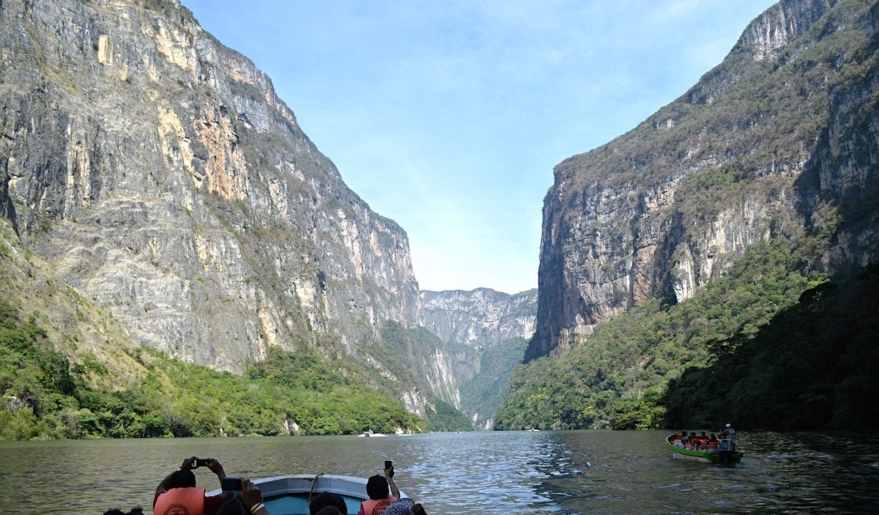 Las polémicas imágenes fueron filmadas en el Cañón del Sumidero - 