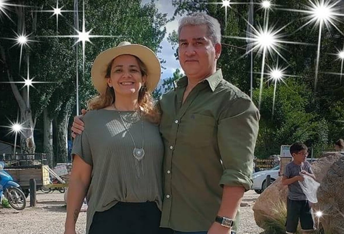 Sonia Garberoglio, la mujer asesinada en Maipú, y su esposo Juan Carlos Romero, ambos de 51 años (Facebook)