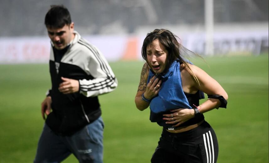 Casos en Gimnasia de La Plata vs. Boca. Partido suspendido. / Gentileza.