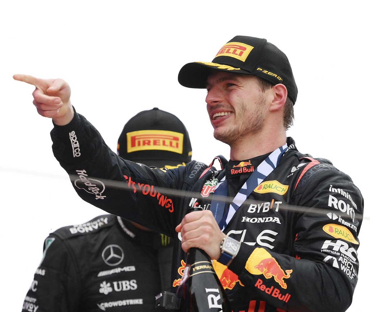 Max Verstappen, bicampeón y líder de la F1. 