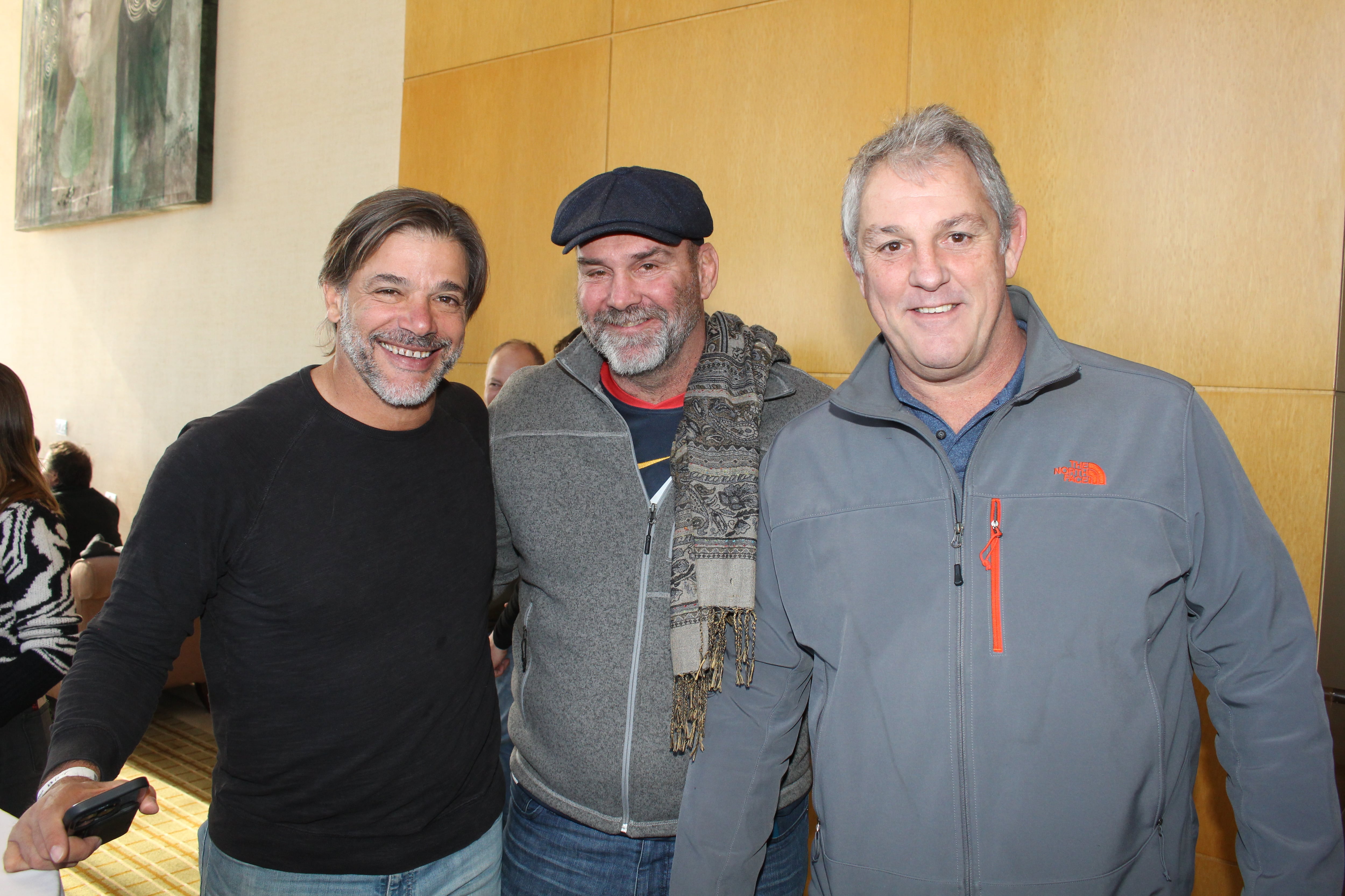 Pablo Cremaschi, Guillermo Ugartemedina y Cristian Viel Temperley.