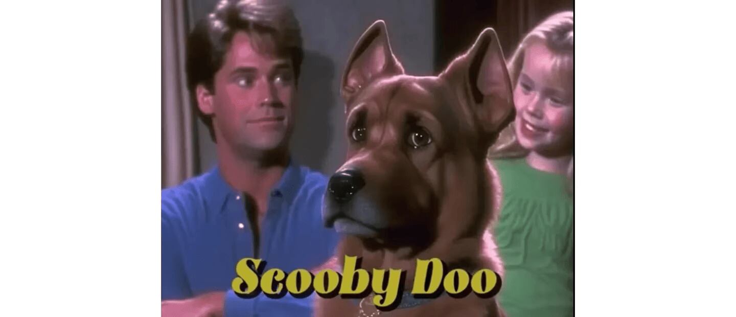 Scooby Doo fue recreado con la Inteligencia  artificial y el resultado es increíble.