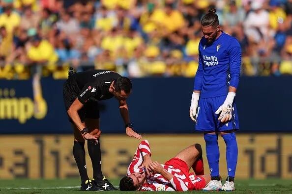 Álvaro Morata salió lesionado