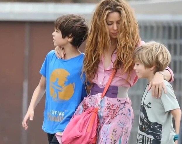 Shakira se refugia en sus hijos