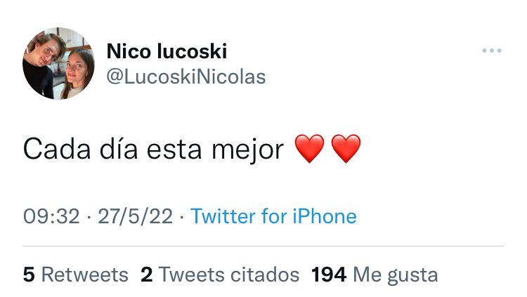 El mensaje esperanzador del hermano de Giuliana Lucoski.