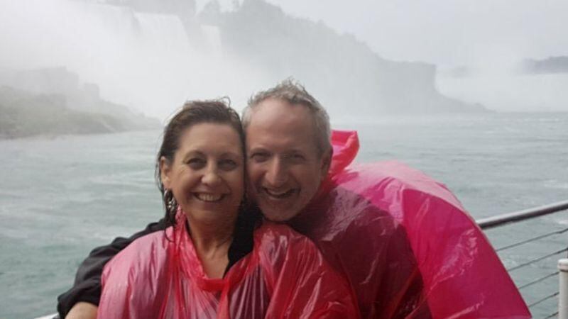 Historia de amor. Carlos Pérez y Ximena Luli Gray descubrieron que se seguían amando. (Los Andes)