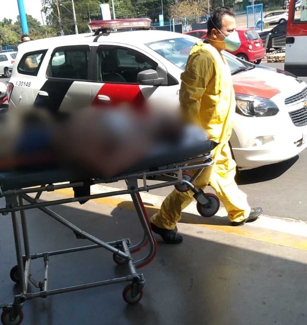 Se escapó por la ventana y saltando las rejas del hospital.  / Foto: Gentileza G1 