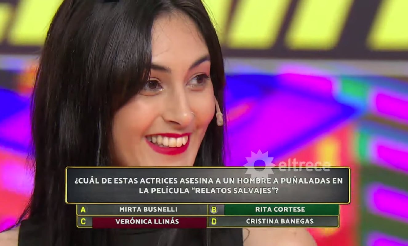 Eugenia es la nueva ganadora de los $3 millones en Los 8 escalones. Le quitó el invicto a Josefina. (El Trece)