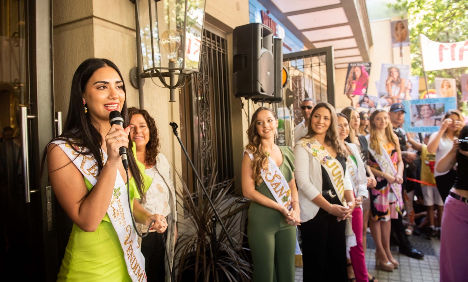 Se inició la convivencia de las reinas de la Vendimia en el Hotel Fuente Mayor antes del Acto Central. Foto: Gobierno de Mendoza