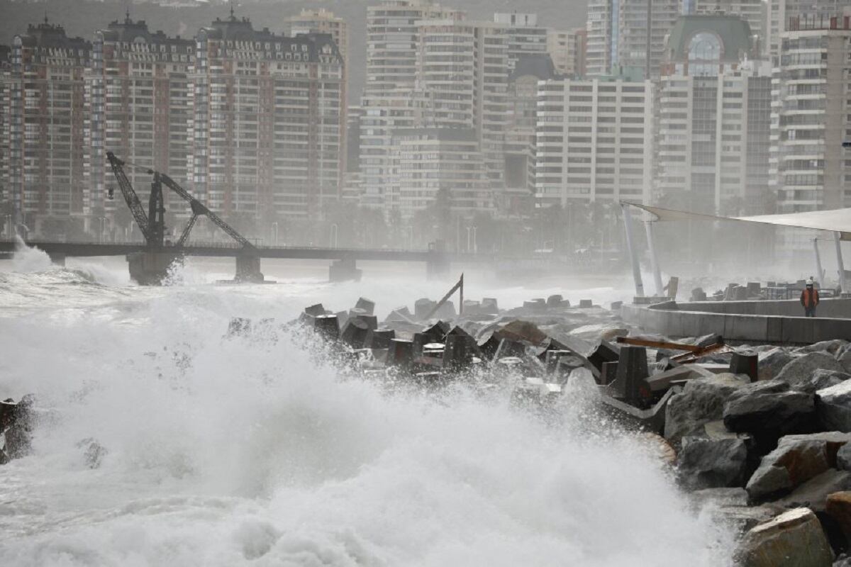 Marejadas en Viña del Mar (ATON)