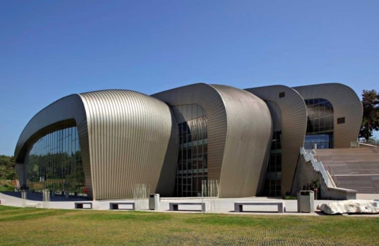 El estadio croata denominado Zatika Sport Centre donde se disputarán los cotejos del Mundial de hockey modalidad pista..