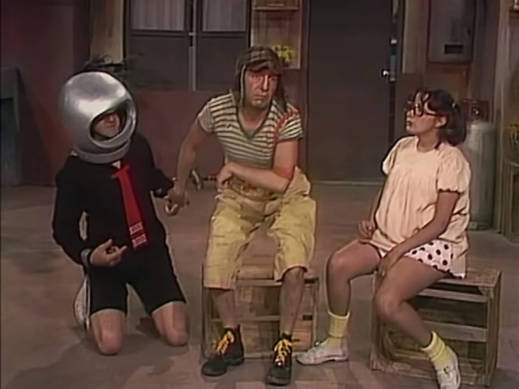 Quico, El Chavo y La Chilindrina.