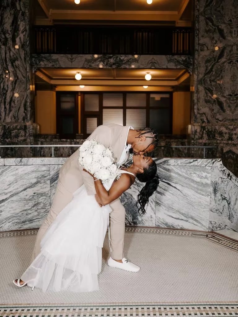 Así fue la boda de Simone Biles, en 2023.