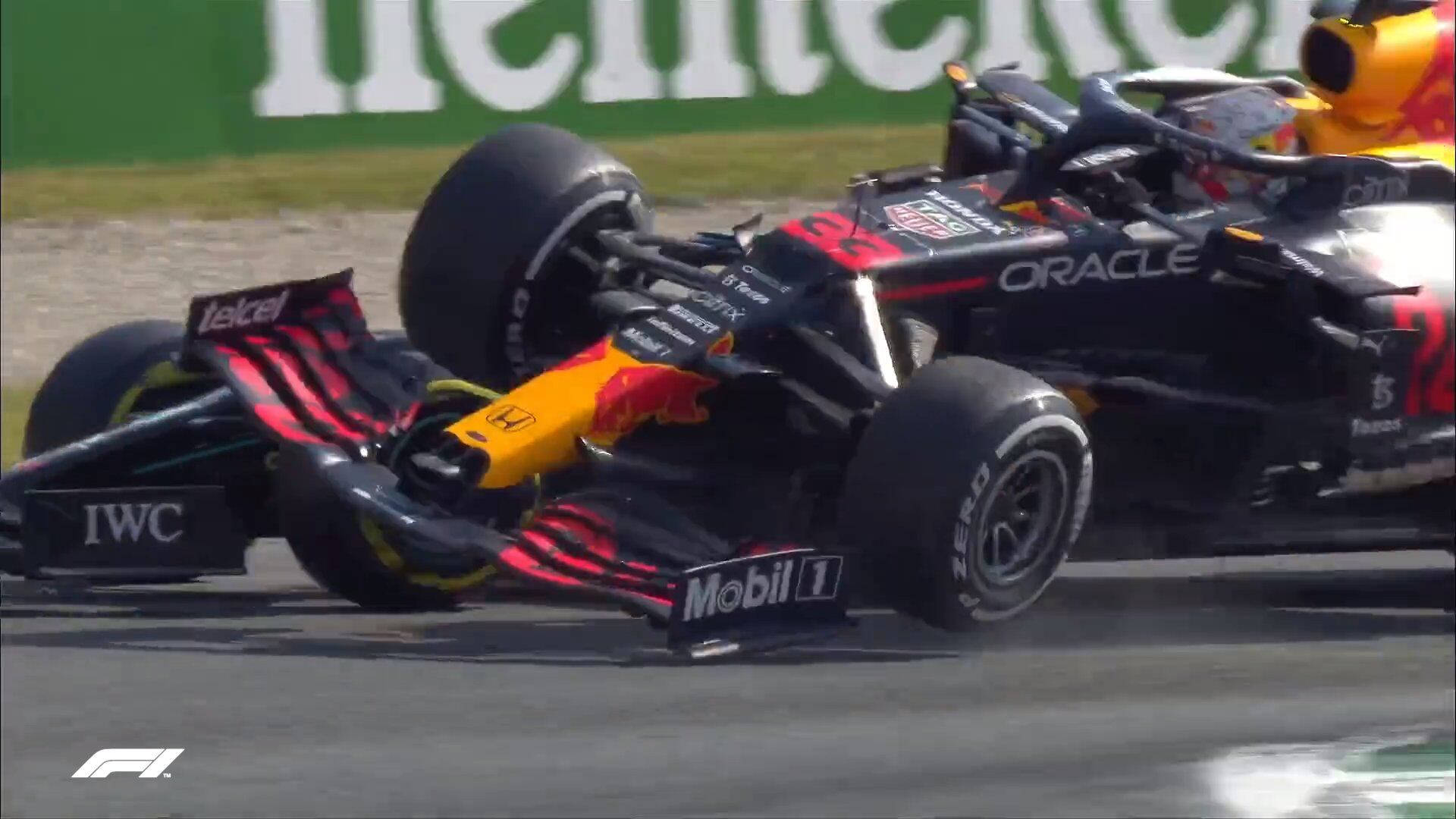 F1: Verstappen fue sancionado por el incidente con Hamilton