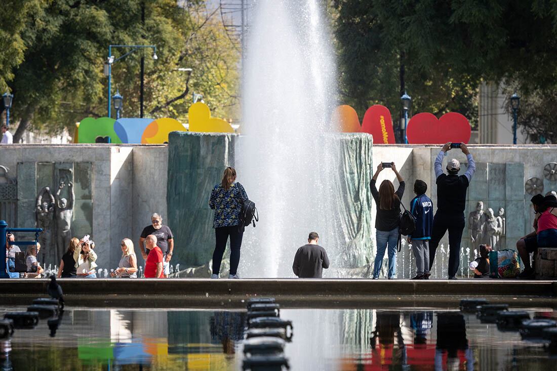 Plaza Independencia. Foto: Ignacio Blanco / Los Andes 