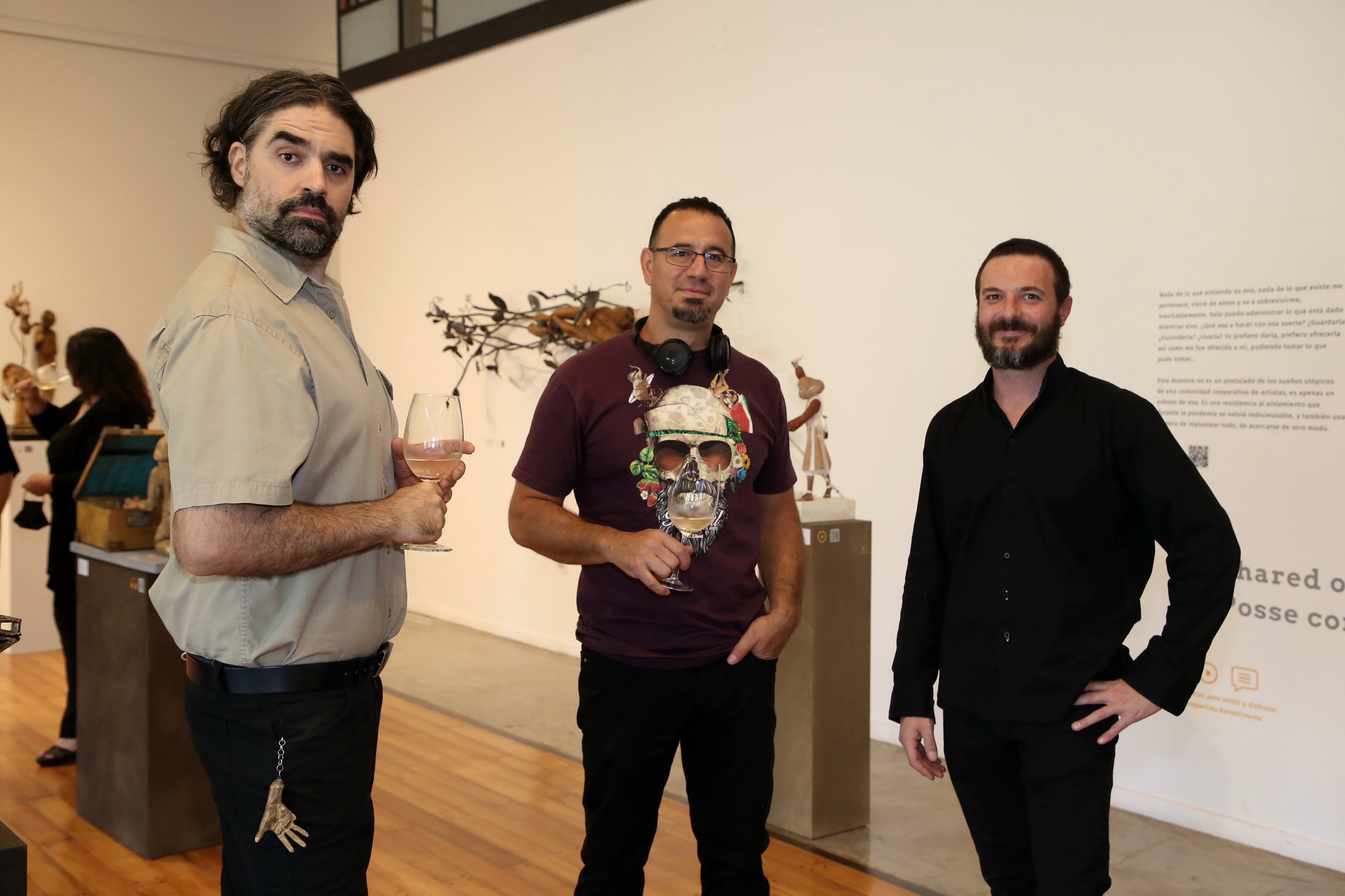 Fernando Rosas, Leandro Pintos e Iván Delhez