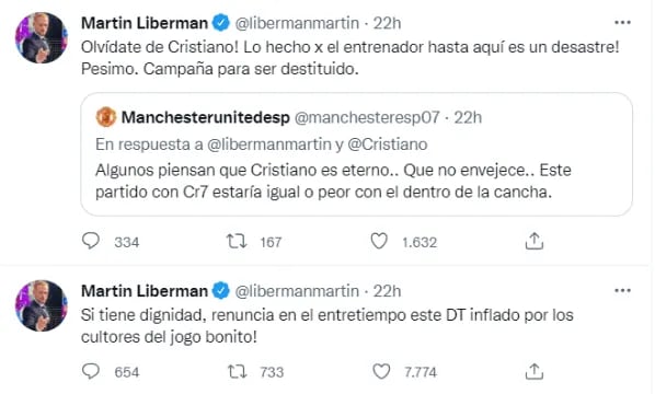 El tuit del Martín Liberman