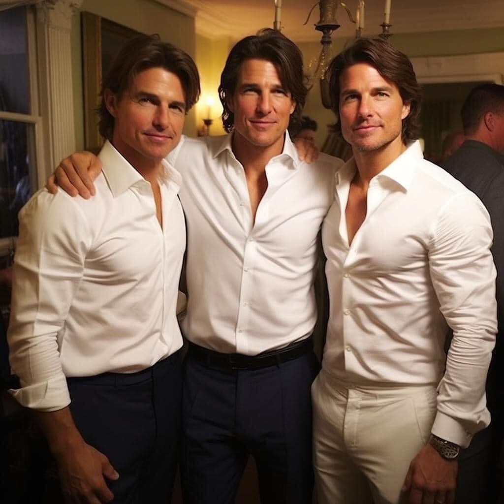 La foto viral de Tom Cruise.