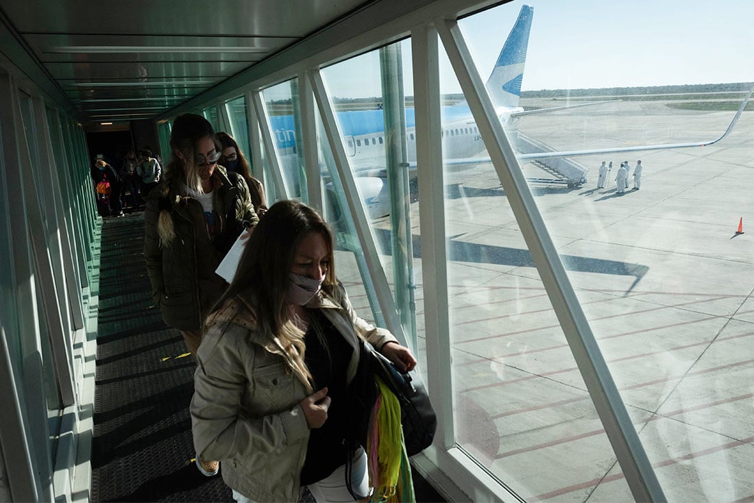 El gobierno estableció la actividad aerocomercial como esencial para frenar los paros del sector. Foto: Los Andes