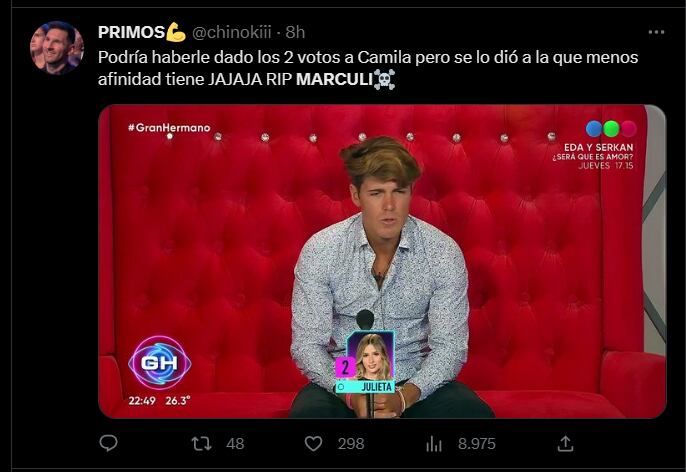 El fin de "Marculi" y la tristeza en redes sociales